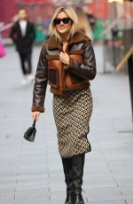 ASHLEY ROBERTS at Heart Radio in London 10/26/2021
