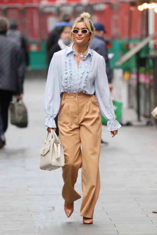 ASHLEY ROBERTS at Heart Radio in London 10/27/2021