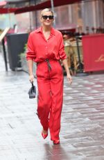 ASHLEY ROBERTS Leaves Heart Radio in London 10/19/2021