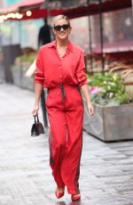 ASHLEY ROBERTS Leaves Heart Radio in London 10/19/2021