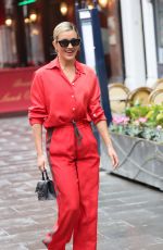 ASHLEY ROBERTS Leaves Heart Radio in London 10/19/2021