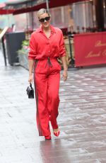 ASHLEY ROBERTS Leaves Heart Radio in London 10/19/2021