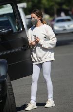 ASHLEY TISDALE Leaves a Gym in West Hollywood 10/21/2021