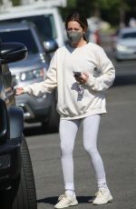 ASHLEY TISDALE Leaves a Gym in West Hollywood 10/21/2021