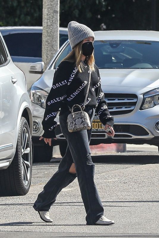 ASHLEY TISDALE Out Shopping in Pacific Palisades 10/19/2021