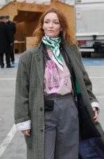 AUDREY MARNAY Arrives at Vivienne Westwood Fashion Show in Paris 10/02/2021 