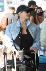 BEBE REXHA Arrives at LAX Airport in Los Angeles 10/05/2021