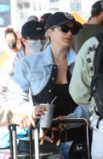 BEBE REXHA Arrives at LAX Airport in Los Angeles 10/05/2021