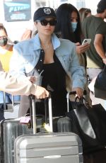 BEBE REXHA Arrives at LAX Airport in Los Angeles 10/05/2021