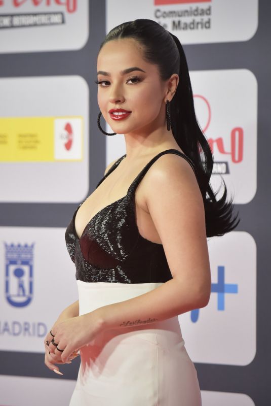 BECKY G at Platino Awards 2021 in Madrid 10/03/2021