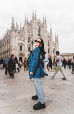 BECKY G Out and About in Milan 09/25/2021