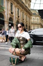 BECKY G Out and About in Milan 09/25/2021