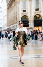 BECKY G Out and About in Milan 09/25/2021