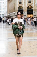 BECKY G Out and About in Milan 09/25/2021