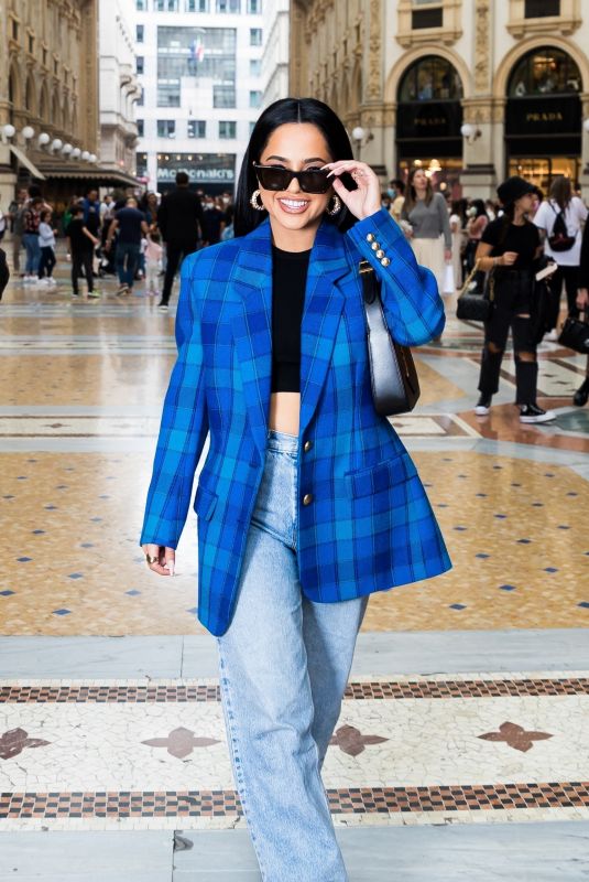 BECKY G Out and About in Milan 09/25/2021