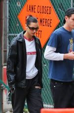 BELLA HADID and Marc Kalman Out in New York 10/05/2021