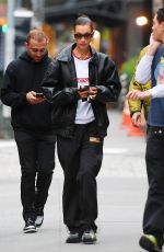 BELLA HADID and Marc Kalman Out in New York 10/05/2021