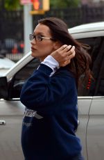 BELLA HADID Arrives at Her Apartment in New York 10/29/2021