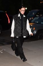 BELLA HADID Heading to Her Home in New York 10/28/2021