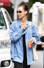 BELLA HADID Leaves a Gym in New York 10/07/2021