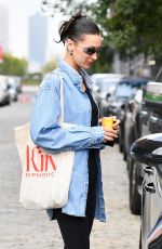 BELLA HADID Leaves a Gym in New York 10/07/2021