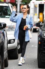 BELLA HADID Leaves a Gym in New York 10/07/2021