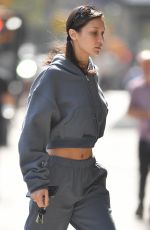 BELLA HADID Out and About in New York 10/02/2021