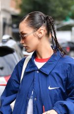 BELLA HADID Out and About in New York 10/12/2021