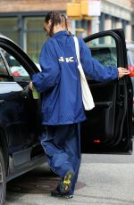 BELLA HADID Out and About in New York 10/12/2021