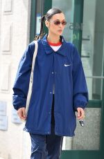 BELLA HADID Out and About in New York 10/12/2021