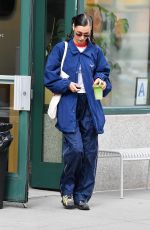 BELLA HADID Out and About in New York 10/12/2021