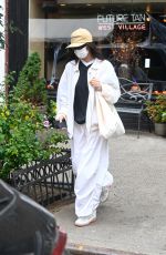 BELLA HADID Out and About in New York 10/13/2021