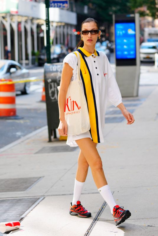 BELLA HADID Out on Her Birthday in New York 10/09/2021