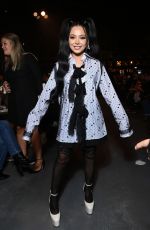 BELLA POARCH Arrives at Valentino Fashion Show in Paris 10/01/2021