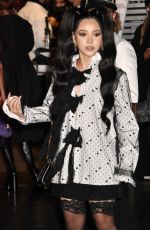 BELLA POARCH Arrives at Valentino Fashion Show in Paris 10/01/2021