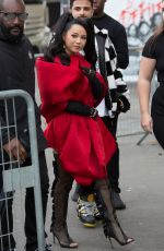 BELLA POARCH Leaves L’Oreal Show at Paris Fashion Week 10/03/2021