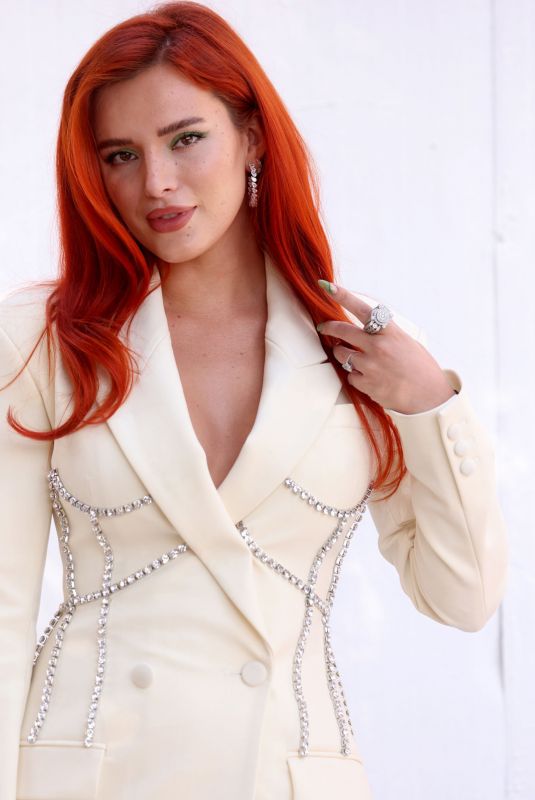 BELLA THORNE at Time Is Up Photocall at 19th Alice Nella Citta in Rome 10/16/2021