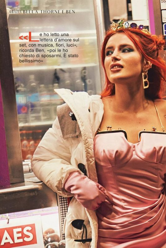 BELLA THORNE in Grazia Magazine, Italy October 2021