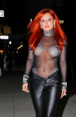 BELLA THORNE Night Out in New York 10/29/2021