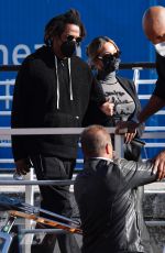 BEYONCE Arrives in Venice 10/15/2021