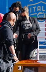 BEYONCE Arrives in Venice 10/15/2021
