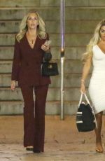 BIANCA GASCOIGNE and Her Mother Sheryl Leaves Dancing with Stars in Rome 10/17/2021