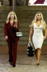 BIANCA GASCOIGNE and Her Mother Sheryl Leaves Dancing with Stars in Rome 10/17/2021