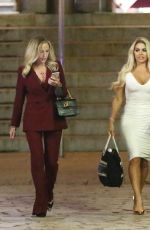 BIANCA GASCOIGNE and Her Mother Sheryl Leaves Dancing with Stars in Rome 10/17/2021