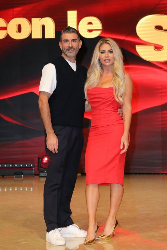 BIANCA GASCOIGNE and Simone Di Pasquale Dancing with the Stars Presentation in Rome 10/14/2021