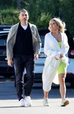 BIANCA GASCOIGNE and Simone Di Pasquale Out in Rome 10/14/2021