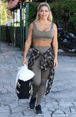 BIANCA GASCOIGNE Arrives at Dancing With The Stars Rehearsals in Rome 10/13/2021
