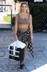 BIANCA GASCOIGNE Arrives at Dancing With The Stars Rehearsals in Rome 10/13/2021