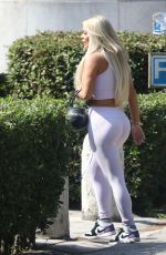 BIANCA GASCOIGNE Arrives Dancing With The Stars Rehersals in Rome 10/01/2021