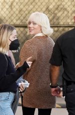 BILLIE EILISH Leaves Jimmy Kimmel Live in Los Angeles 10/13/2021